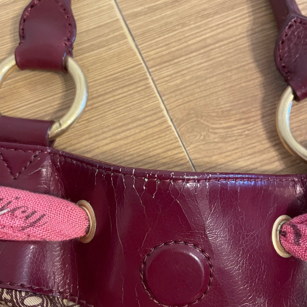 Juicy Couture pink velour bag. Vintage